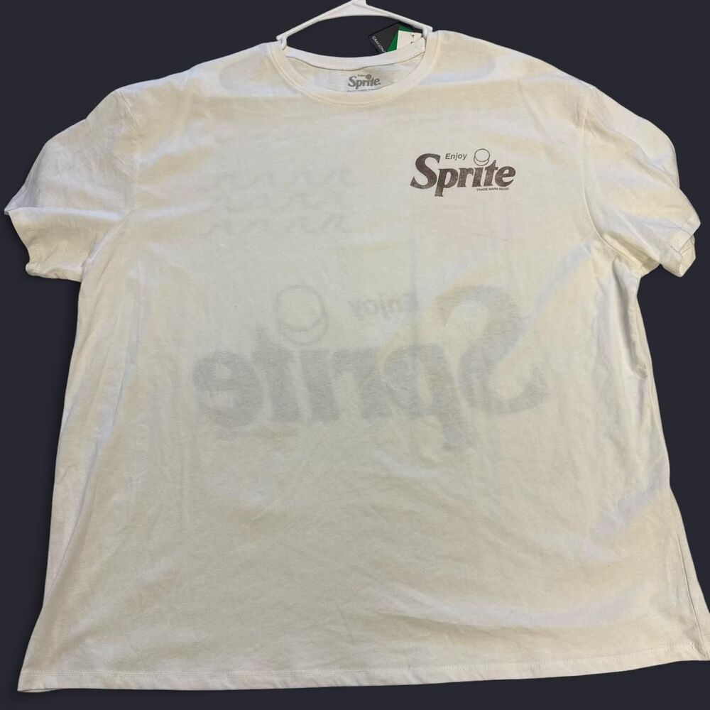 White Sprite T-Shirt XL Enjoy Sprite
